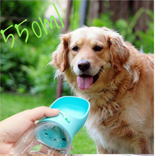 Load image into Gallery viewer, Portable Pet Dog Water Bottle with 550ml LARGER capacity for outdoor activities