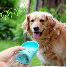 Load image into Gallery viewer, Portable Pet Dog Water Bottle with 550ml LARGER capacity for outdoor activities
